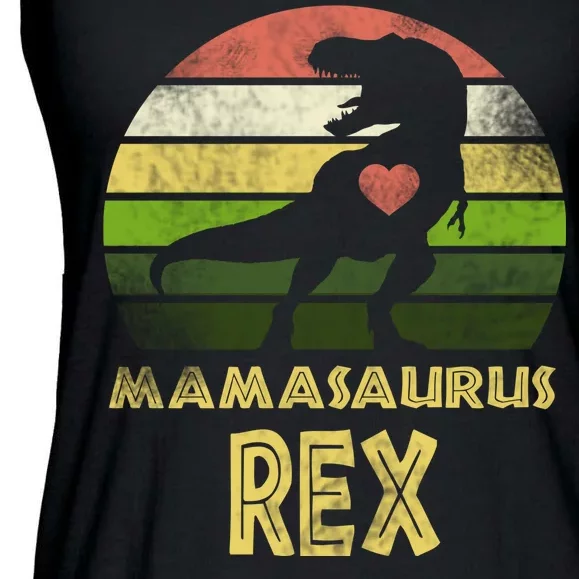 Mamasaurus Rex Ladies Essential Flowy Tank