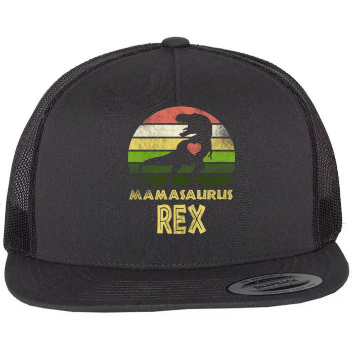 Mamasaurus Rex Flat Bill Trucker Hat