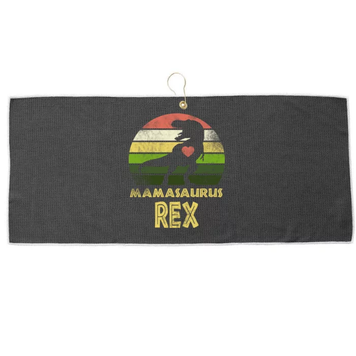 Mamasaurus Rex Large Microfiber Waffle Golf Towel