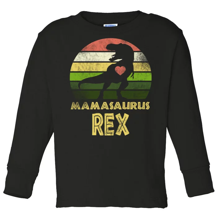 Mamasaurus Rex Toddler Long Sleeve Shirt