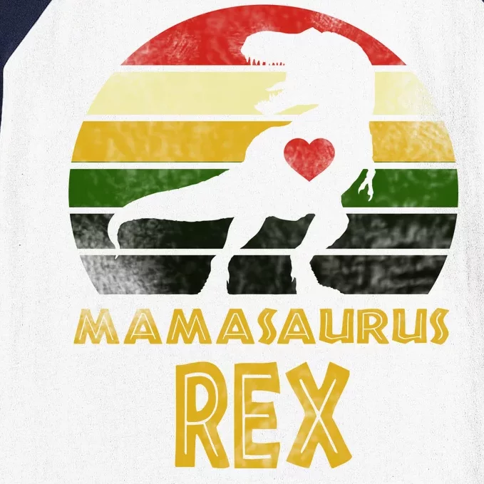 Mamasaurus Rex Baseball Sleeve Shirt