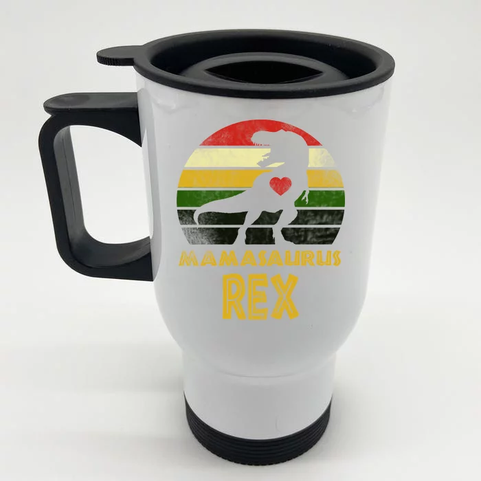 Mamasaurus Rex Front & Back Stainless Steel Travel Mug