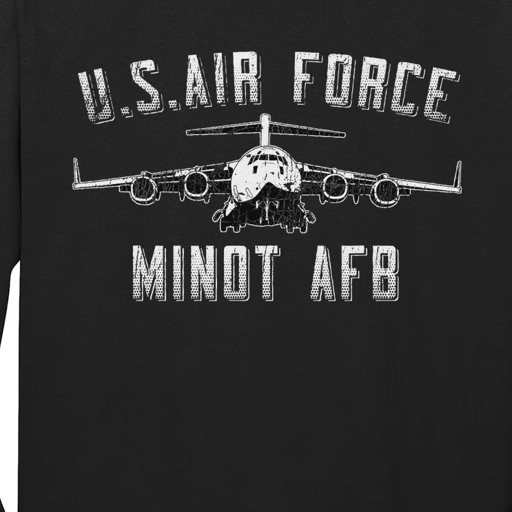 Minot Afb North Dakota Veteran Pride Long Sleeve Shirt