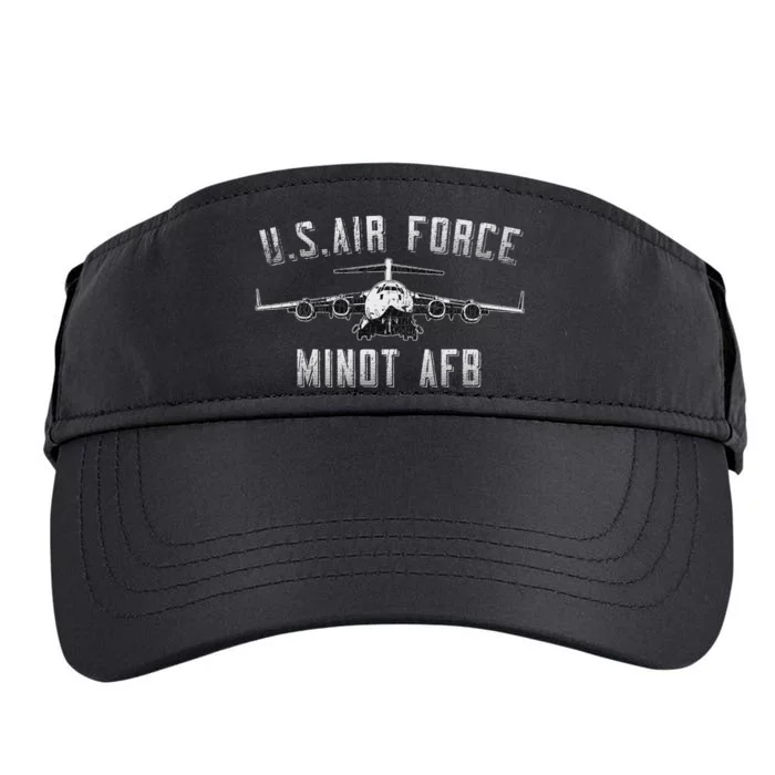 Minot Afb North Dakota Veteran Pride Adult Drive Performance Visor