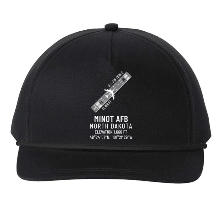 Minot Afb North Dakota 5th Bomb Wing Gifts Snapback Five-Panel Rope Hat