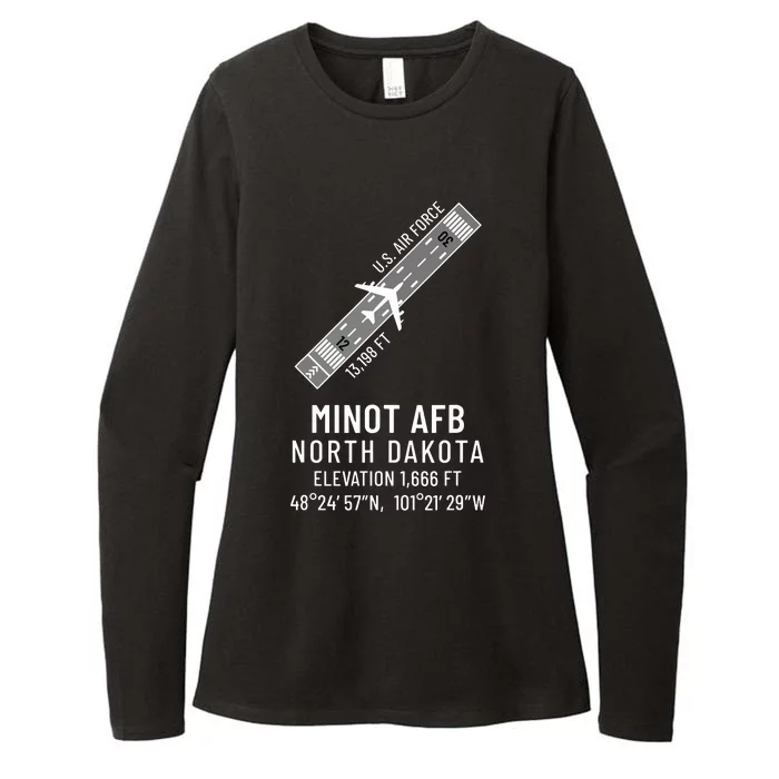 Minot Afb North Dakota 5th Bomb Wing Gifts Womens CVC Long Sleeve Shirt