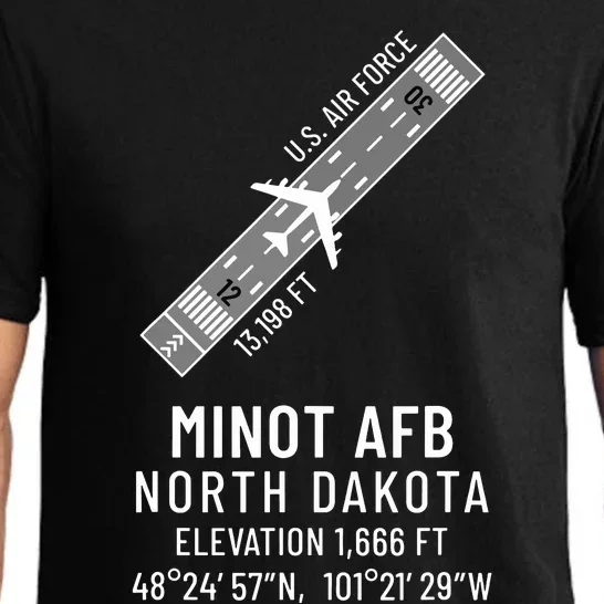 Minot Afb North Dakota 5th Bomb Wing Gifts Pajama Set