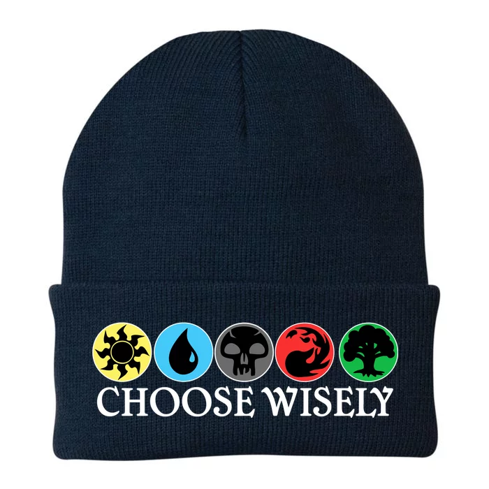 Mana Symbols Gathering Magic Choose Wisely Knit Cap Winter Beanie