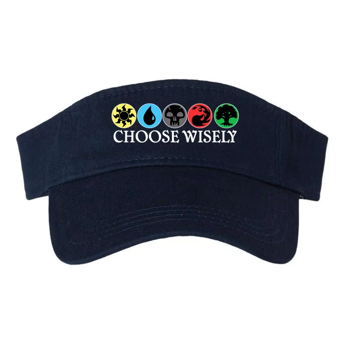 Mana Symbols Gathering Magic Choose Wisely Valucap Bio-Washed Visor