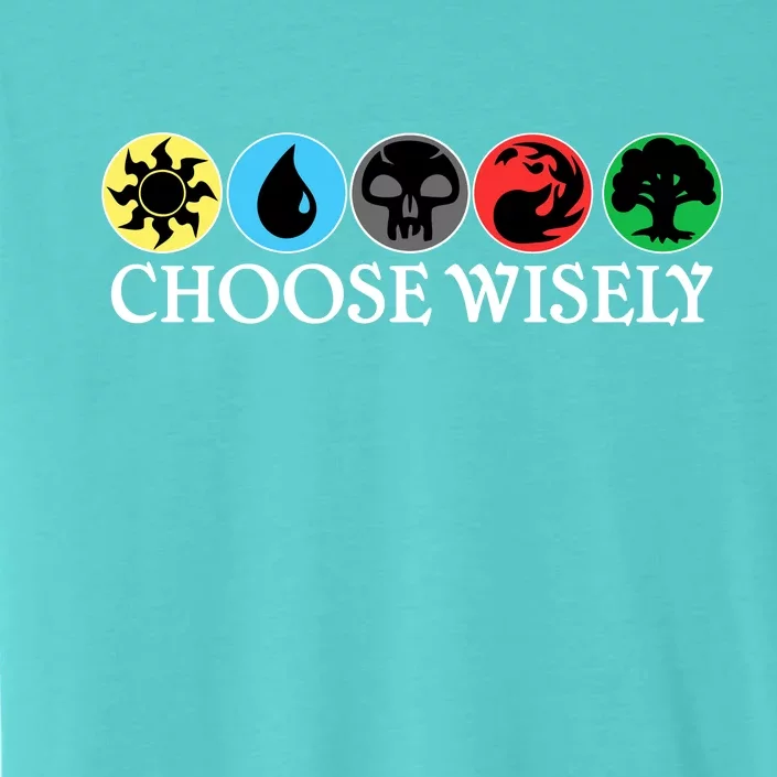 Mana Symbols Gathering Magic Choose Wisely ChromaSoft Performance T-Shirt