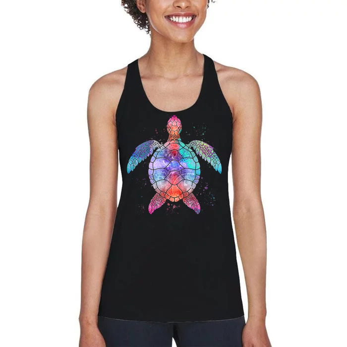 Mandala Sea Turtle Women's Racerback Tank