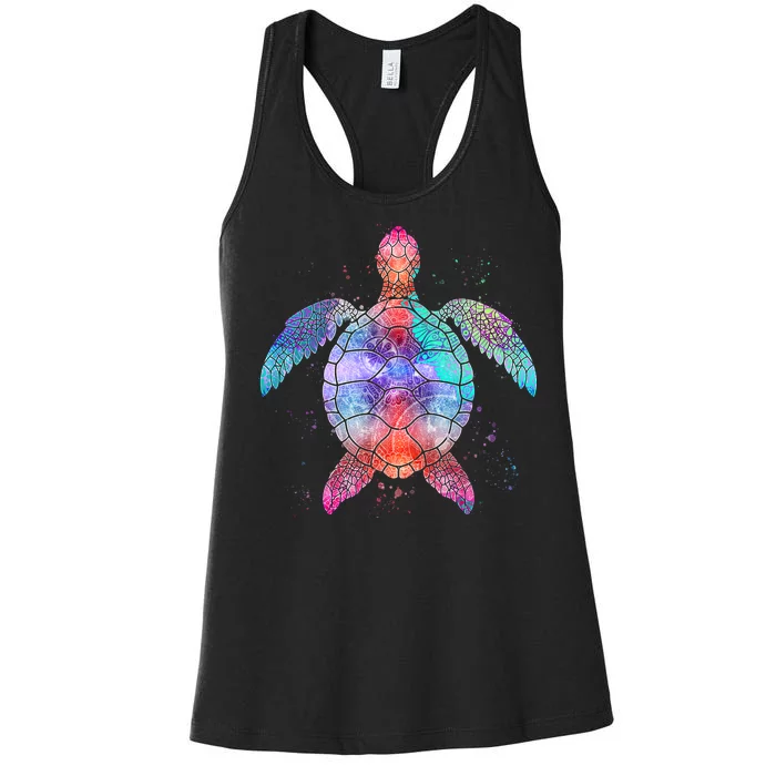 Mandala Sea Turtle Women's Racerback Tank