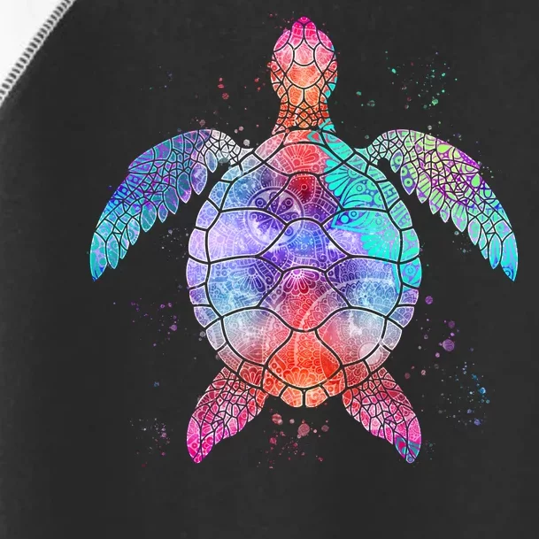 Mandala Sea Turtle Toddler Fine Jersey T-Shirt