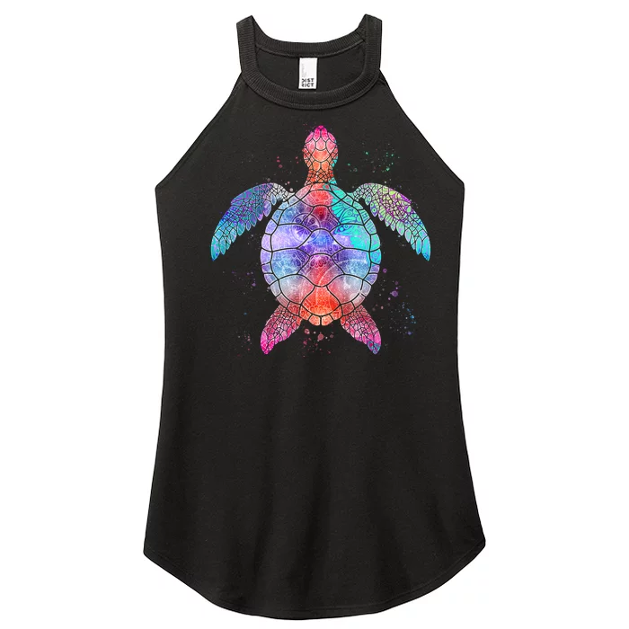 Mandala Sea Turtle Women’s Perfect Tri Rocker Tank