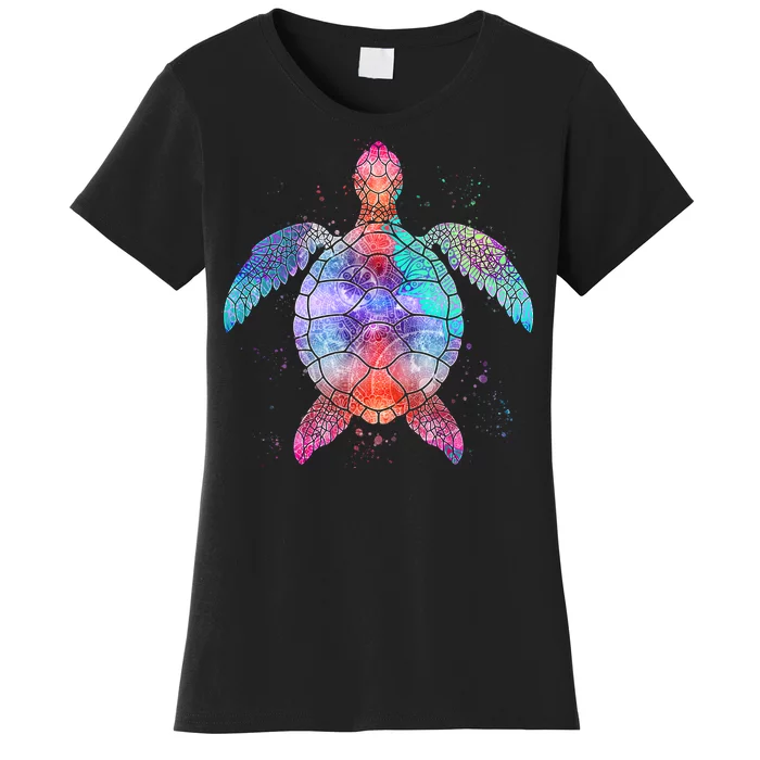 Mandala Sea Turtle Women's T-Shirt