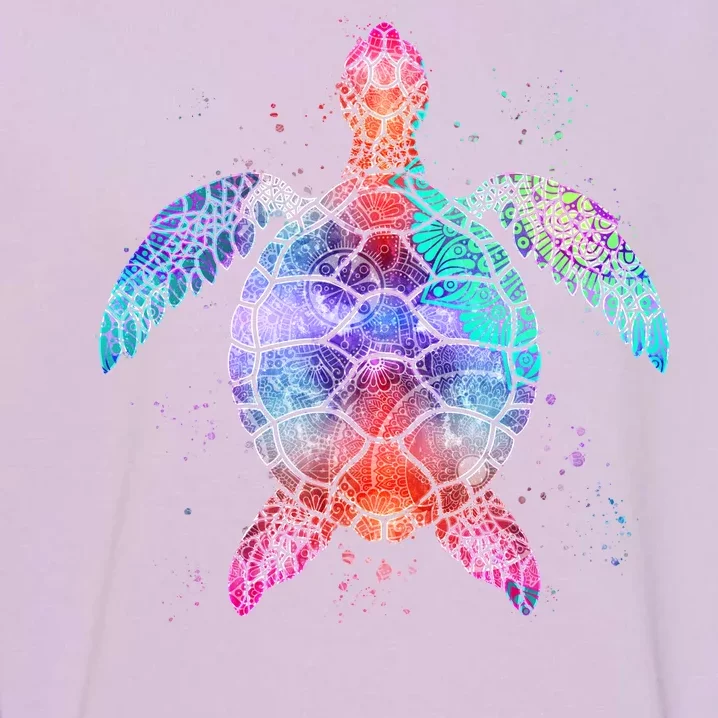 Mandala Sea Turtle Garment-Dyed Sweatshirt