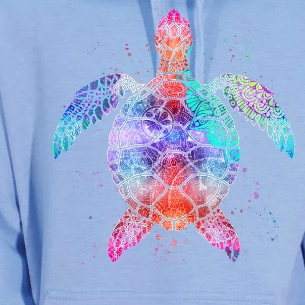 Mandala Sea Turtle Unisex Surf Hoodie