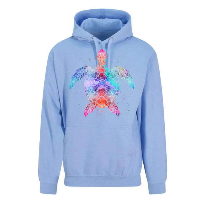 Mandala Sea Turtle Unisex Surf Hoodie