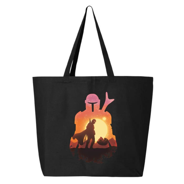 Mando Sunset Illustration Cool Graphic 25L Jumbo Tote