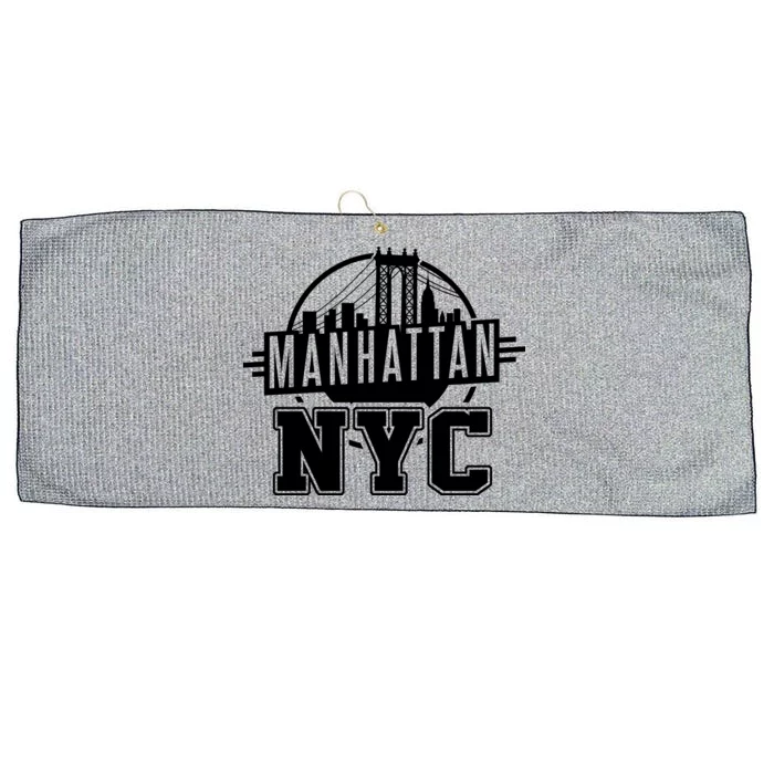 Manhattan NYC Large Microfiber Waffle Golf Towel