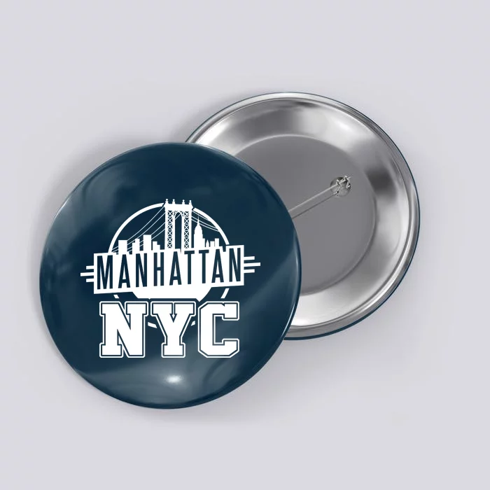 Manhattan NYC Button