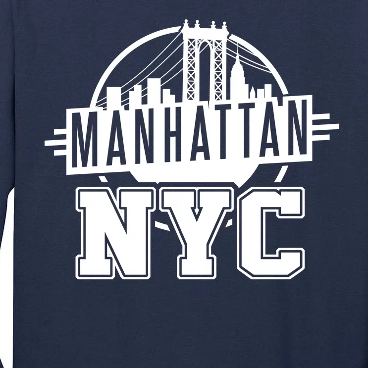 Manhattan NYC Tall Long Sleeve T-Shirt