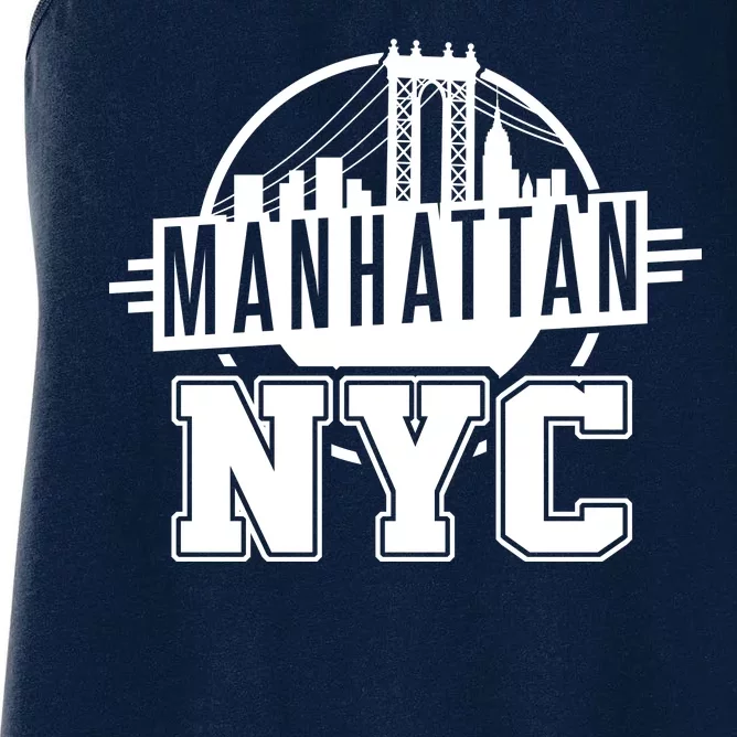 Manhattan NYC Women's Racerback Tank