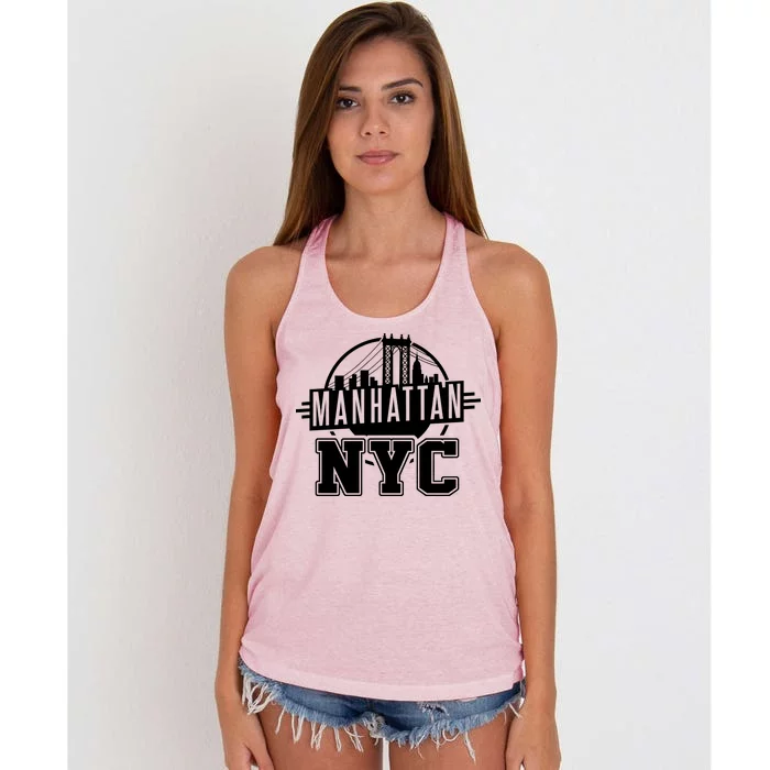 Manhattan NYC Women's Knotted Racerback Tank