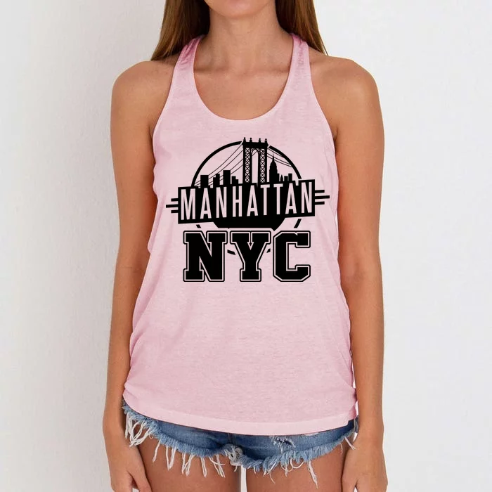 Manhattan NYC Women's Knotted Racerback Tank