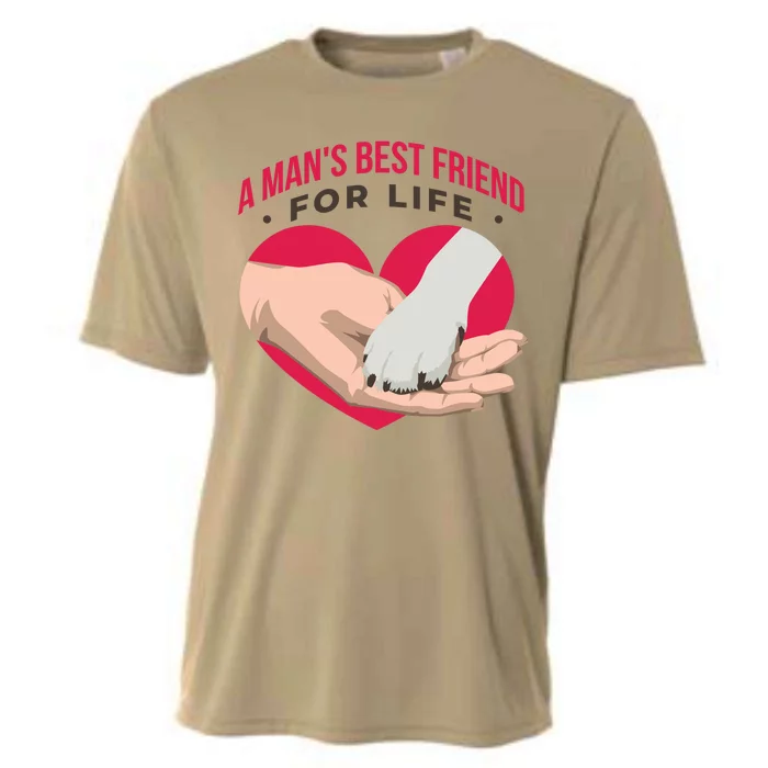 Man's Best Friend For Life Dog Cooling Performance Crew T-Shirt