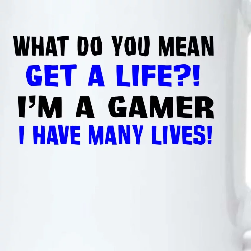 Many Lives Gamer Black Color Changing Mug