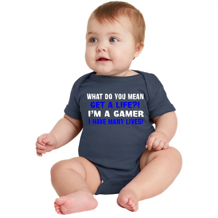 Many Lives Gamer Baby Bodysuit