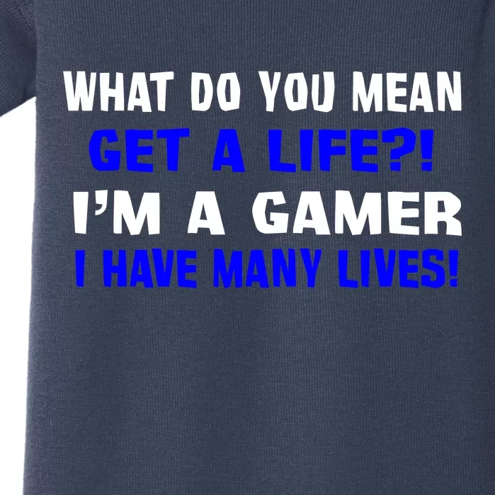 Many Lives Gamer Baby Bodysuit