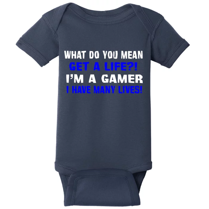 Many Lives Gamer Baby Bodysuit