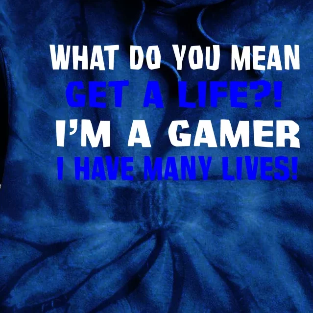 Many Lives Gamer Tie Dye Hoodie