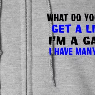 Many Lives Gamer Full Zip Hoodie