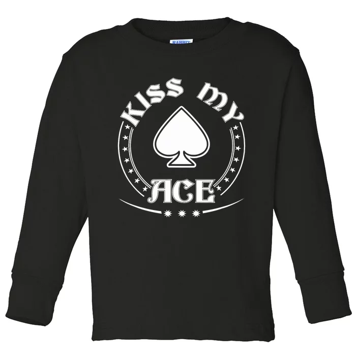 My Ace Of Spades Card Funny Poker Toddler Long Sleeve Shirt