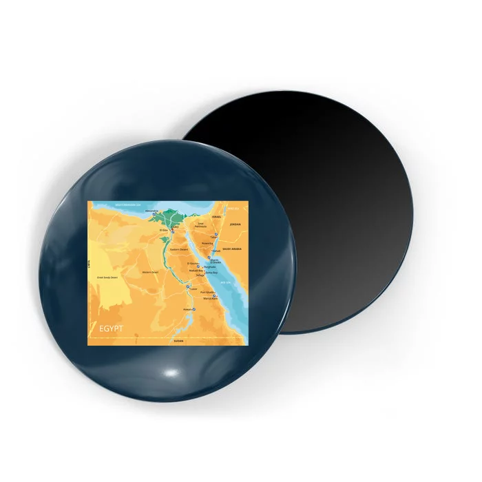 Map of Egypt Magnet