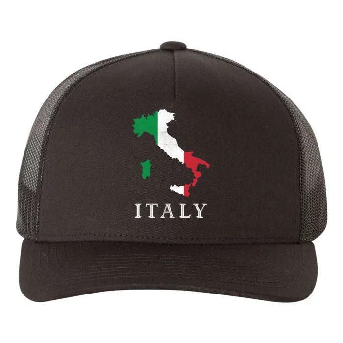 Map Of Italy Yupoong Adult 5-Panel Trucker Hat