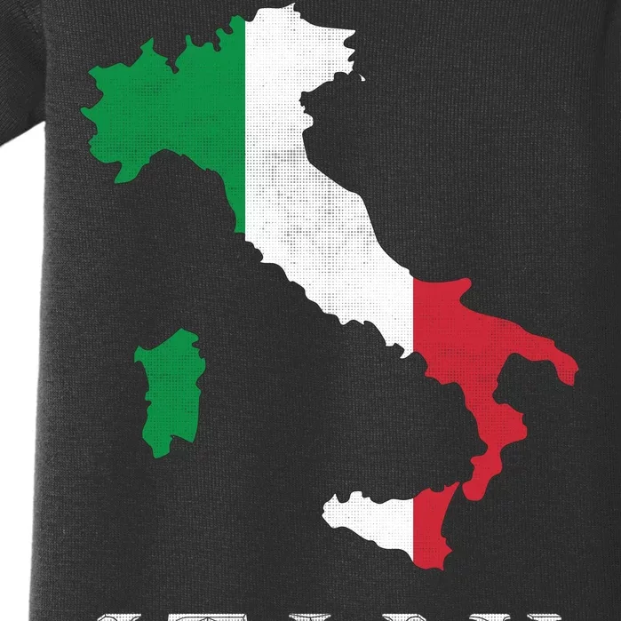 Map Of Italy Baby Bodysuit