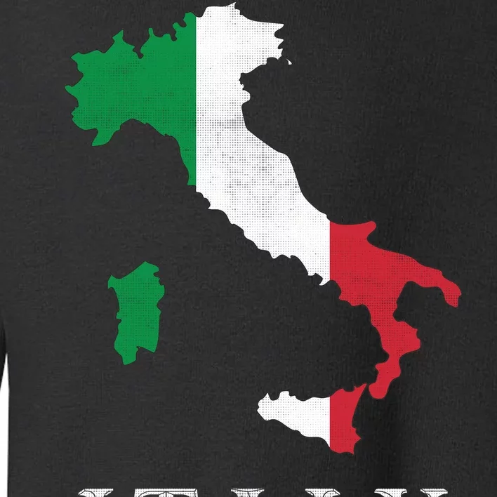 Map Of Italy Toddler Sweatshirt