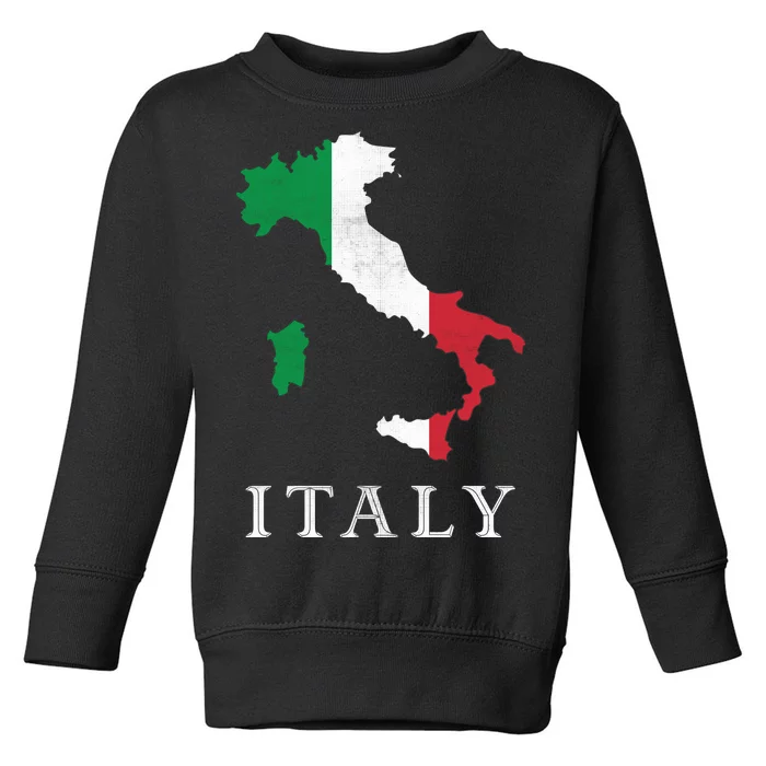 Map Of Italy Toddler Sweatshirt