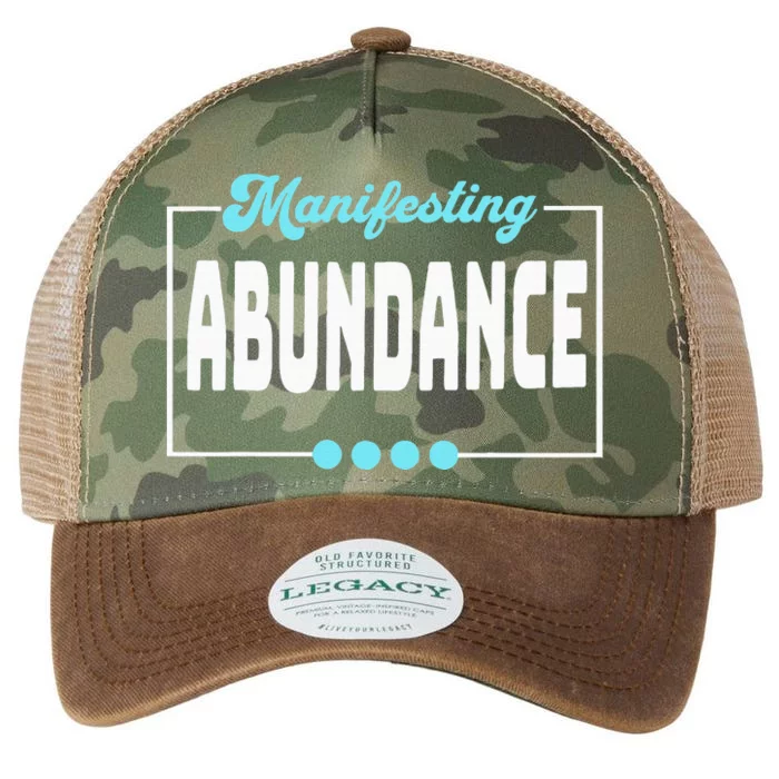 Manifesting Abundance Positive Affirmation Legacy Tie Dye Trucker Hat