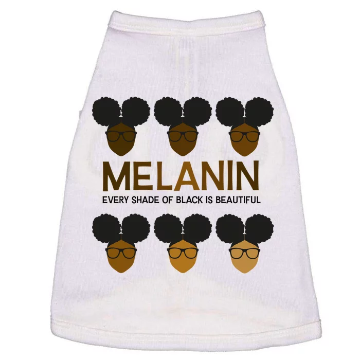 Melanin Afro Puffs Meaningful Gift Every Shade Of Black Is Beautiful Cute Gift Doggie Tank