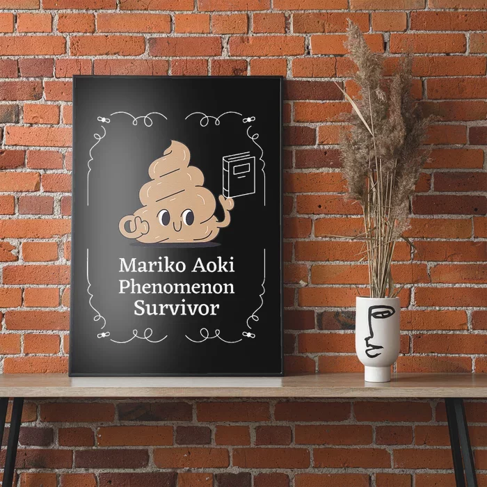 Mariko Aoki Phenomenon Survivor Funny Book Bookstore Poster