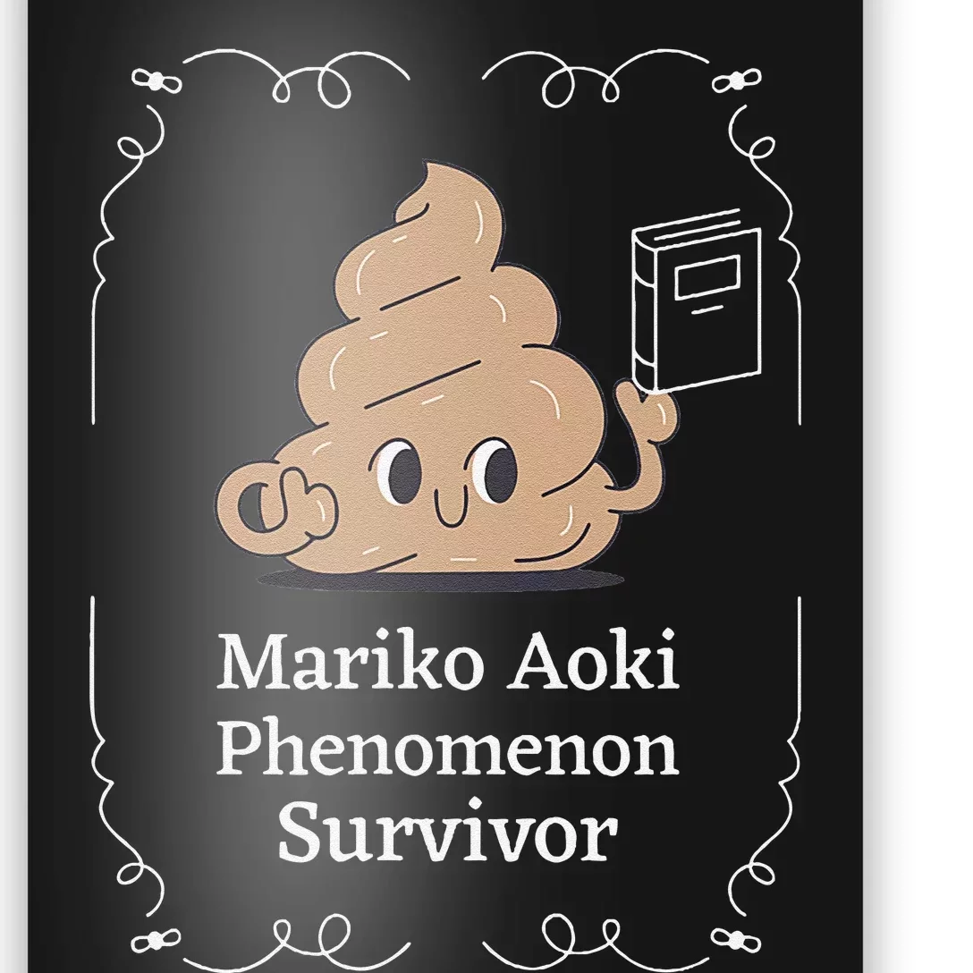 Mariko Aoki Phenomenon Survivor Funny Book Bookstore Poster