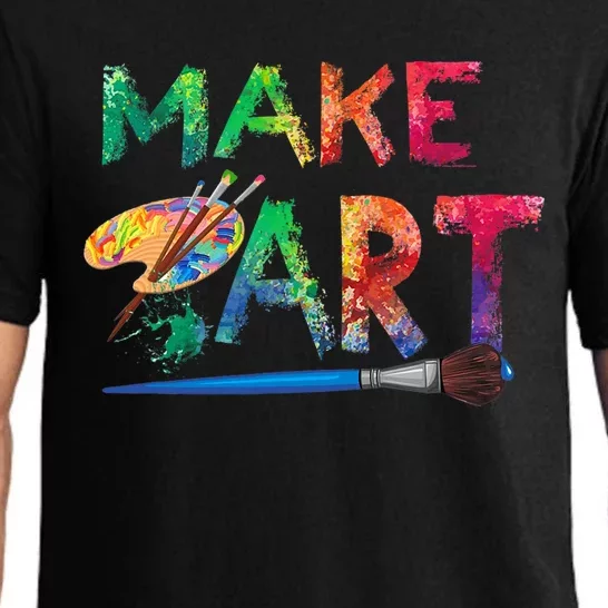 Make Art Painter Artist Teacher Artsy Pajama Set