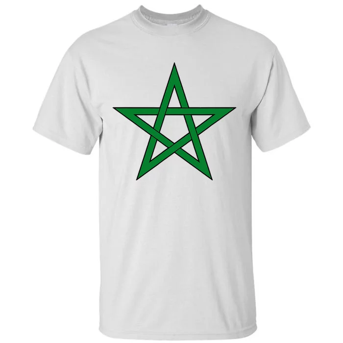 Moorish American Proud Moors Moorish Moroccan Flag Amexem Tall T-Shirt