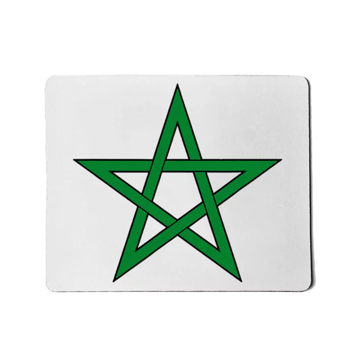 Moorish American Proud Moors Moorish Moroccan Flag Amexem Mousepad