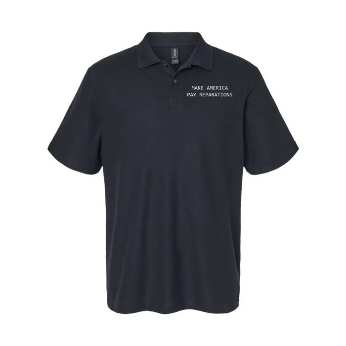 Make America Pay Reparations Softstyle Adult Sport Polo